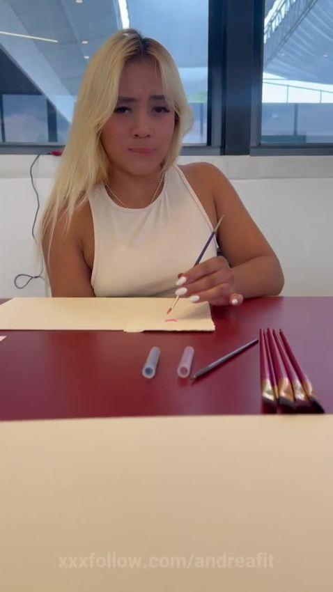 quick I warmed up a little in the activity Starring andreafit 56393d tiktok porn