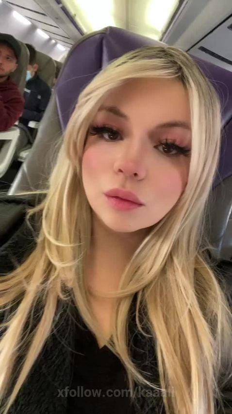 short Touch me airplane 🤤💜 Starring kaaali 924d12 tiktok porn