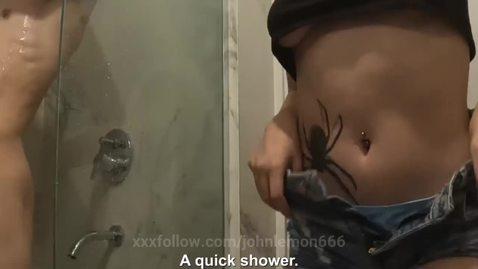 tiktok She said a quick shower 💆‍♀️ Starring johnlemon666 2b0ec9 tiktok porn
